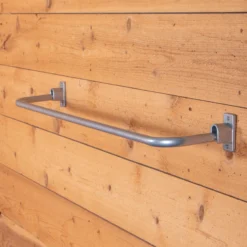 Easy-Up Lightweight Collapsible Horse Blanket Bar -Schneiders Shop 05496 silver