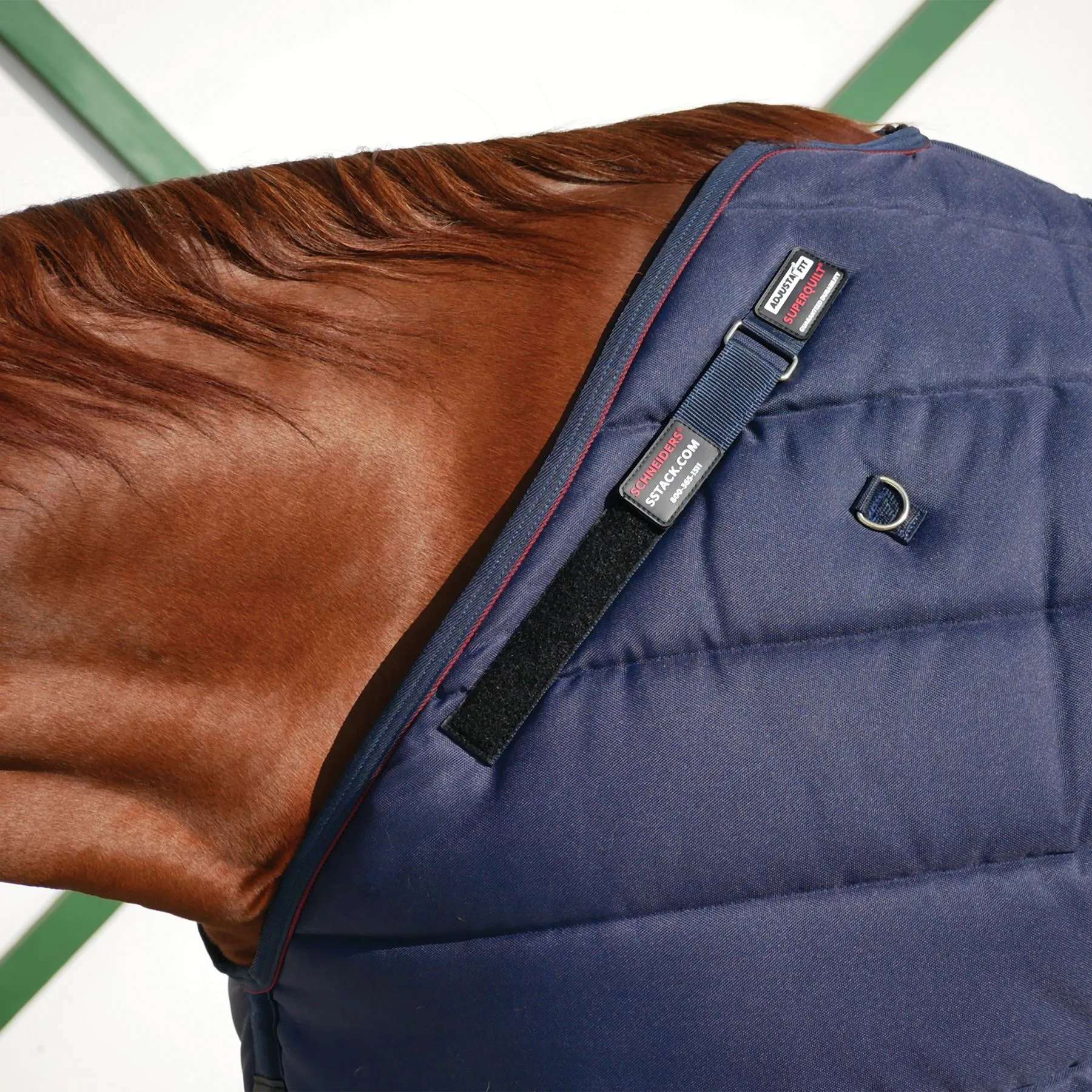 Adjusta-Fit Dura-Nylon Cutback Zenith Leg Strap Horse Stable Blanket - Heavyweight 20 Adjusta-Fit Dura-Nylon Cutback Zenith Leg Strap Horse Stable Blanket - Heavyweight - Image 18