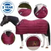 Adjusta-Fit Dura-Nylon Cutback Zenith Leg Strap Horse Stable Blanket - Heavyweight -Schneiders Shop 10481 overlay