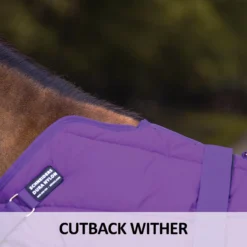 Adjusta-Fit Dura-Nylon Cutback Original Bellyband Horse Stable Blanket - Heavyweight -Schneiders Shop 10483 feature b overlay