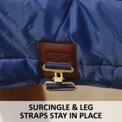 Adjusta-Fit Pony Leg Strap Horse Stable Blanket - Midweight -Schneiders Shop 13183 feature f overlay
