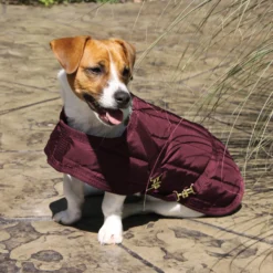 Dura-Tech® Channel Quilted Dog Coat -Schneiders Shop 13257c burgundy