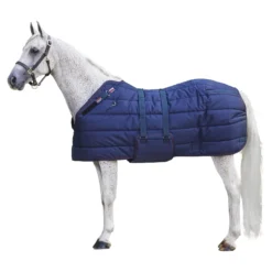 Adjusta-Fit SuperQuilt Cutback Bellyband Horse Stable Blanket - Extra Heavyweight -Schneiders Shop 14008 navy