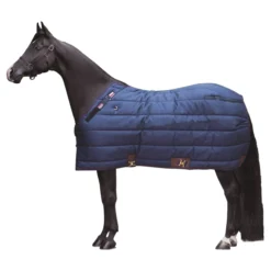 Adjusta-Fit SuperQuilt Cutback Leg Strap Horse Stable Blanket - Extra Heavyweight -Schneiders Shop 14009 navy