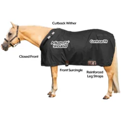 Adjusta-Fit Poly-Cotton Original Cutback Horse Sheet