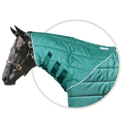 SuperQuilt 1200D Horse Stable Blanket Neck Cover For Horses 8 SuperQuilt 1200D Horse Stable Blanket Neck Cover For Horses -Schneiders Shop 14994 green