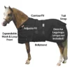 Dura-Nylon® Expandable Bellyband Pony/XL Lightweight Foal Stable Blanket -Schneiders Shop 17142 overlay
