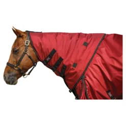 StormShield® Contour Collar Extreme II 220g Medium Weight Turnout Blanket Neck Cover -Schneiders Shop 31954 burgundy