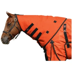 StormShield® Contour Collar Classic II 220g Medium Weight Turnout Blanket Neck Cover -Schneiders Shop 31958 orange