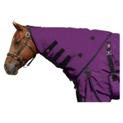 StormShield® Contour Collar Classic II 220g Medium Weight Turnout Blanket Neck Cover -Schneiders Shop 31958 purple