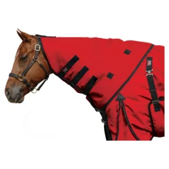 StormShield® Contour Collar Classic II 220g Medium Weight Turnout Blanket Neck Cover -Schneiders Shop 31958 red