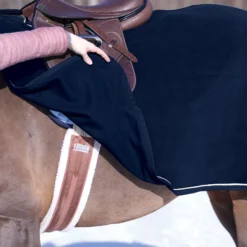 Dura-Tech Polar Fleece Quarter Horse Sheet With Tan Braid 16 Dura-Tech Polar Fleece Quarter Horse Sheet With Tan Braid -Schneiders Shop 31979 alt d