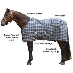 Dura-Tech® Ripstop Poly Plaid Stable Sheet