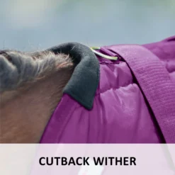 Adjusta-Fit Dura-Nylon Open Front Miniature Horse Stable Blanket -Schneiders Shop 33470 feature b overlay