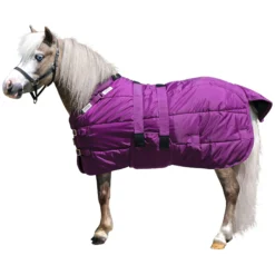 Adjusta-Fit Dura-Nylon Open Front Miniature Horse Stable Blanket -Schneiders Shop 33470 purple