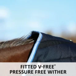 Adjusta-Fit Tekno-Quilt V-Free Bellyband Horse Stable Blanket - Heavyweight -Schneiders Shop 35317 feature b overlay