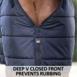 Adjusta-Fit Dura-Nylon V-Free Westcoast Leg Strap Horse Stable Blanket - Midweight -Schneiders Shop 35348 feature f overlay