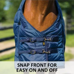 Adjusta-Fit Dura-Nylon VTEK Medium Weight Horse Stable Blanket -Schneiders Shop 38476 feature g overlay