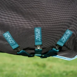 Horseware® Amigo® Bravo 12 Plus Medium Weight Turnout Blanket With Front Disc Closure -Schneiders Shop 40434 alt f