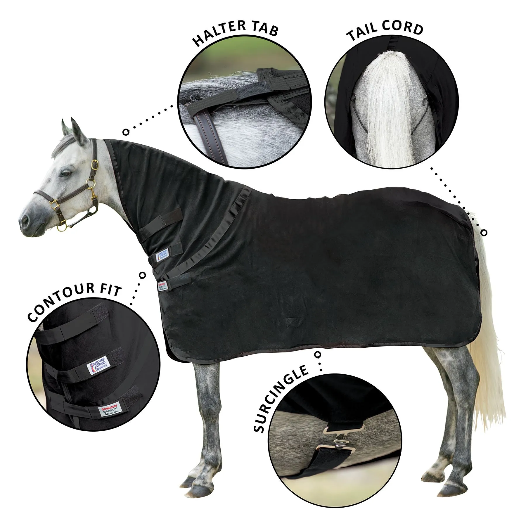 Dura-Tech Pony Fleece Contour Cooler 3 Dura-Tech Pony Fleece Contour Cooler