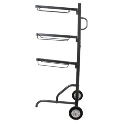 Easy-Up® Pro Series 3 Tier Saddle Rack On Wheels 20 Easy-Up® Pro Series 3 Tier Saddle Rack On Wheels -Schneiders Shop 41379 alt a