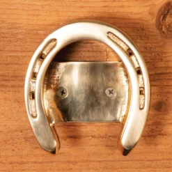 Berlin Brass Double Horseshoe Domed Bridle Rack -Schneiders Shop 41447 alt d