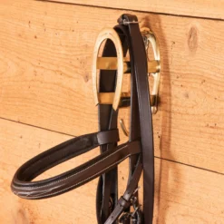 Berlin Brass Double Horseshoe Bridle Rack -Schneiders Shop 41450 alt e