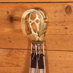 Berlin Brass Double Horseshoe Bridle Rack -Schneiders Shop 41450 alt h