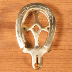 Berlin Brass Double Horseshoe Bridle Rack -Schneiders Shop 41450 alt j