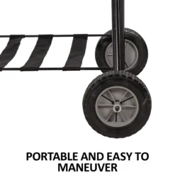 Easy-Up® Folding Saddle Rack On Wheels -Schneiders Shop 41595 feature b overlay