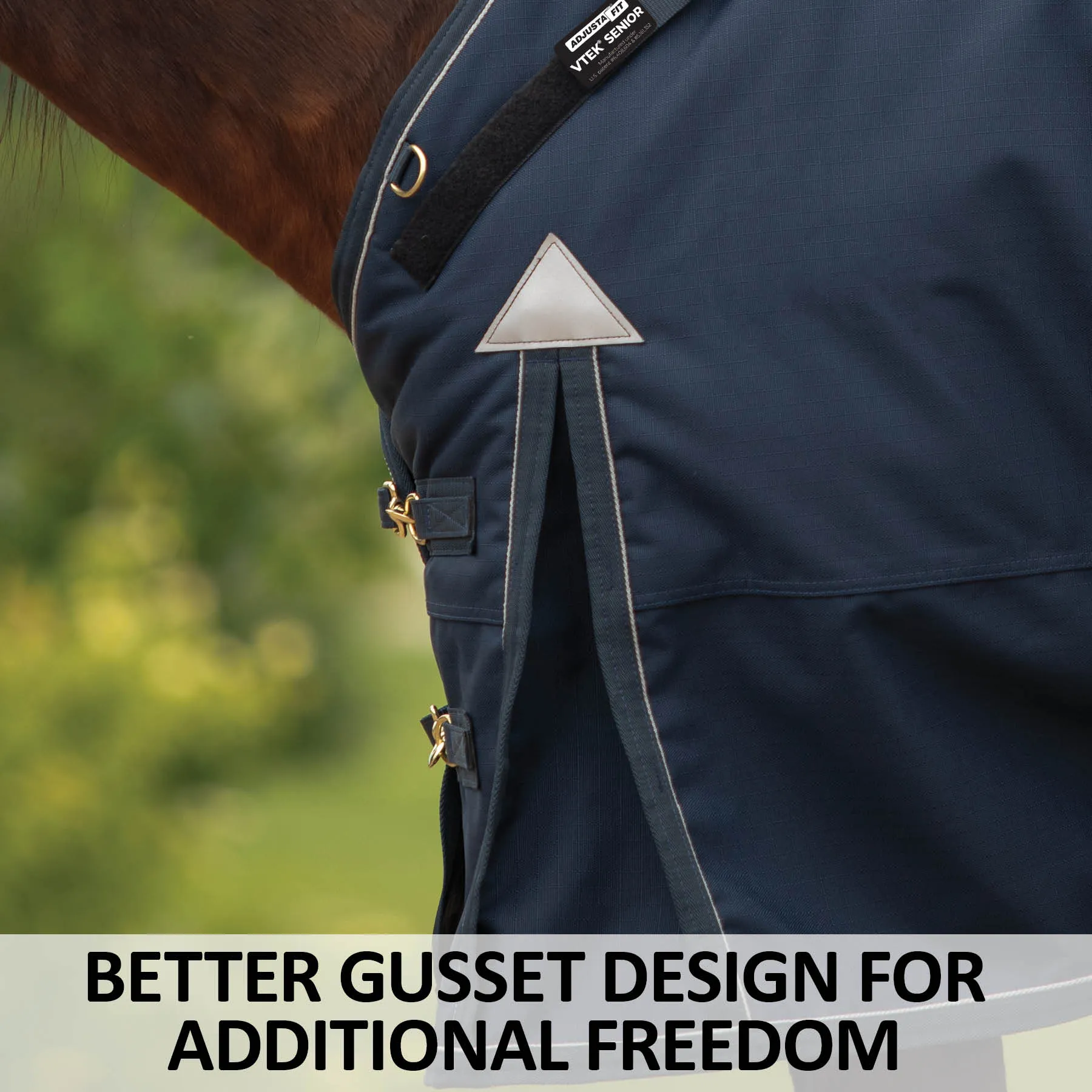 ARMORFlex® Challenger II Senior VTEK® Wither Relief Adjusta-Fit® Surcingle Turnouts 11 ARMORFlex® Challenger II Senior VTEK® Wither Relief Adjusta-Fit® Surcingle Turnouts - Image 9