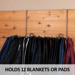 Easy-Up® Pro Series 12-Arm Swing Arm Blanket And Pad Rack -Schneiders Shop 42227 feature b overlay