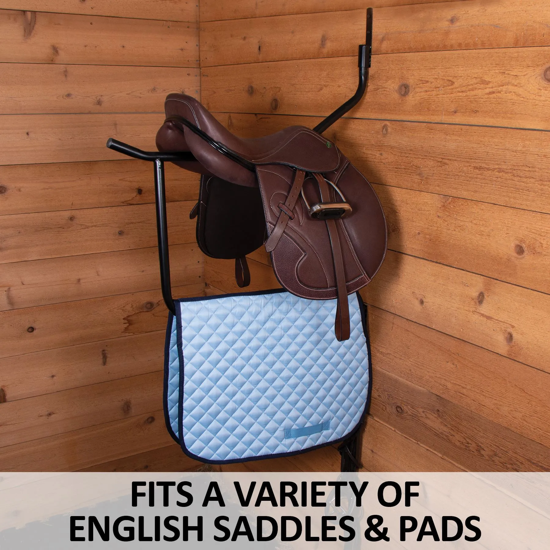 Easy-Up® English Combo Saddle & Pad Rack 5 Easy-Up® English Combo Saddle & Pad Rack - Image 3