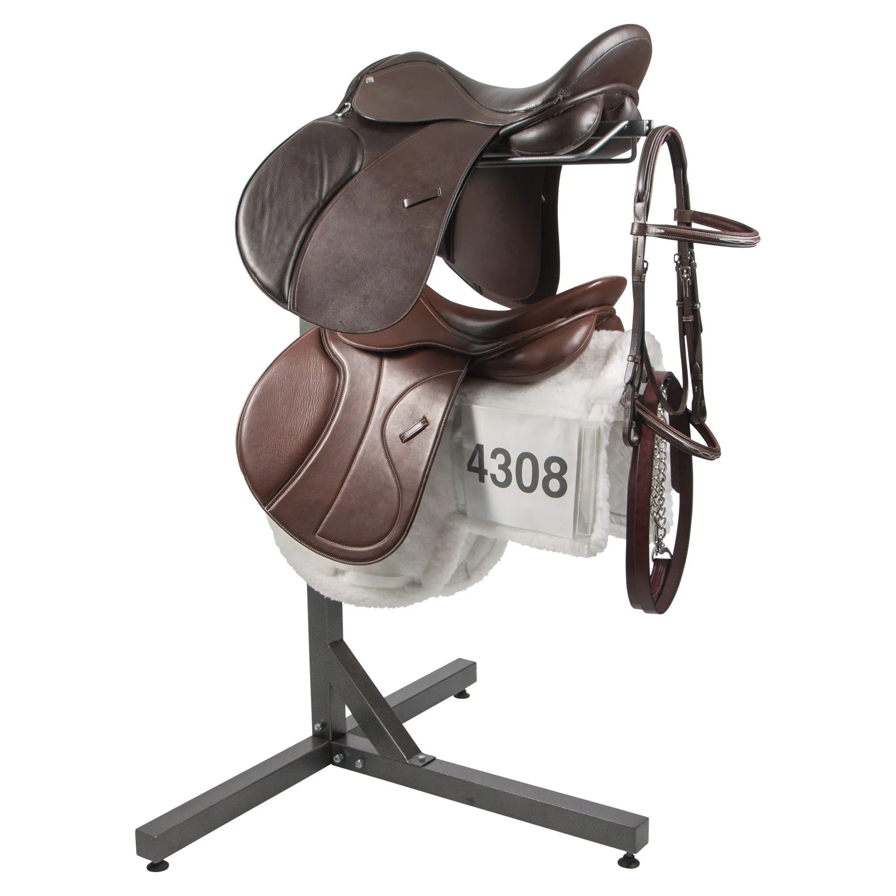 Easy-Up® Pro 2-Tier Saddle Stand 4 Easy-Up® Pro 2-Tier Saddle Stand - Image 2