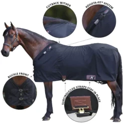 Adjusta-Fit® Poly-Cotton Open Front Cutback Sheet