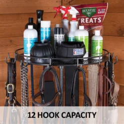 Easy-Up® Pro Series 12-Hook Spinning Bridle Rack -Schneiders Shop 42592 feature c overlay