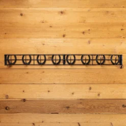 Easy-UpĀ® Pro Mountable Horseshoe 8 Hook Rack