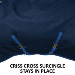 ARMORFlex® Challenger VTEK® Wither Relief Adjusta-Fit® 220g Medium Weight Youngster Turnout Blanket -Schneiders Shop 42778 feature h overlay