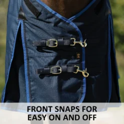 ARMORFlex® Challenger VTEK® Wither Relief Adjusta-Fit® 220g Medium Weight Youngster Turnout Blanket -Schneiders Shop 42778 feature i overlay