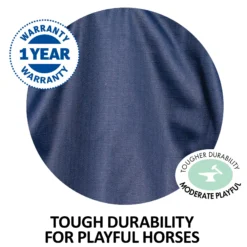 StormShield® Contour Collar No Chew Surcingle 220g Medium Weight Turnout Blanket -Schneiders Shop 42843 feature c overlay