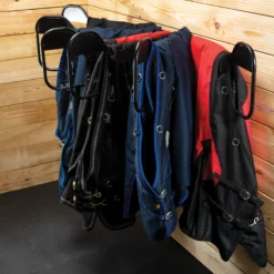 Easy-Up® Mounted Blanket/Pad Rack 10 Easy-Up® Mounted Blanket/Pad Rack -Schneiders Shop 42916 alt b