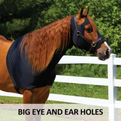 UltraFlex Forelock And Mane Saver Full Zipper Horse Slicker Hood -Schneiders Shop 42963 feature c overlay