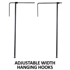 Easy-Up® Pro Series Swinging Blanket Bar And Saddle Pad Rack -Schneiders Shop 43645 feature c overlay