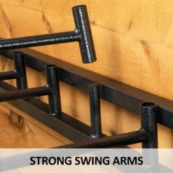 Easy-Up® Pro Series Swinging Blanket Bar And Saddle Pad Rack -Schneiders Shop 43645 feature d overlay