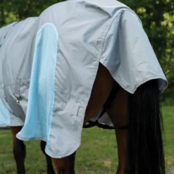 Dura-Tech® Airmesh Attached Neck Euro Surcingle Turnout Sheet -Schneiders Shop 44160 alt h