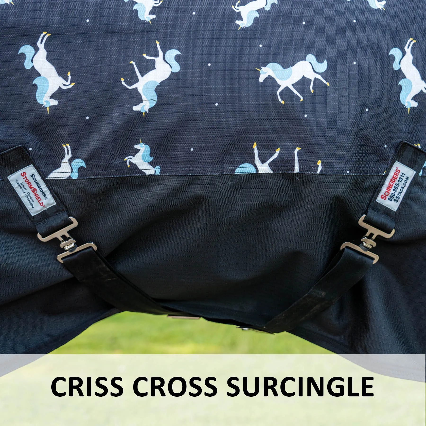 StormShield® Contour Collar Limited Edition Unicorn Surcingle Turnouts 8 StormShield® Contour Collar Limited Edition Unicorn Surcingle Turnouts - Image 6