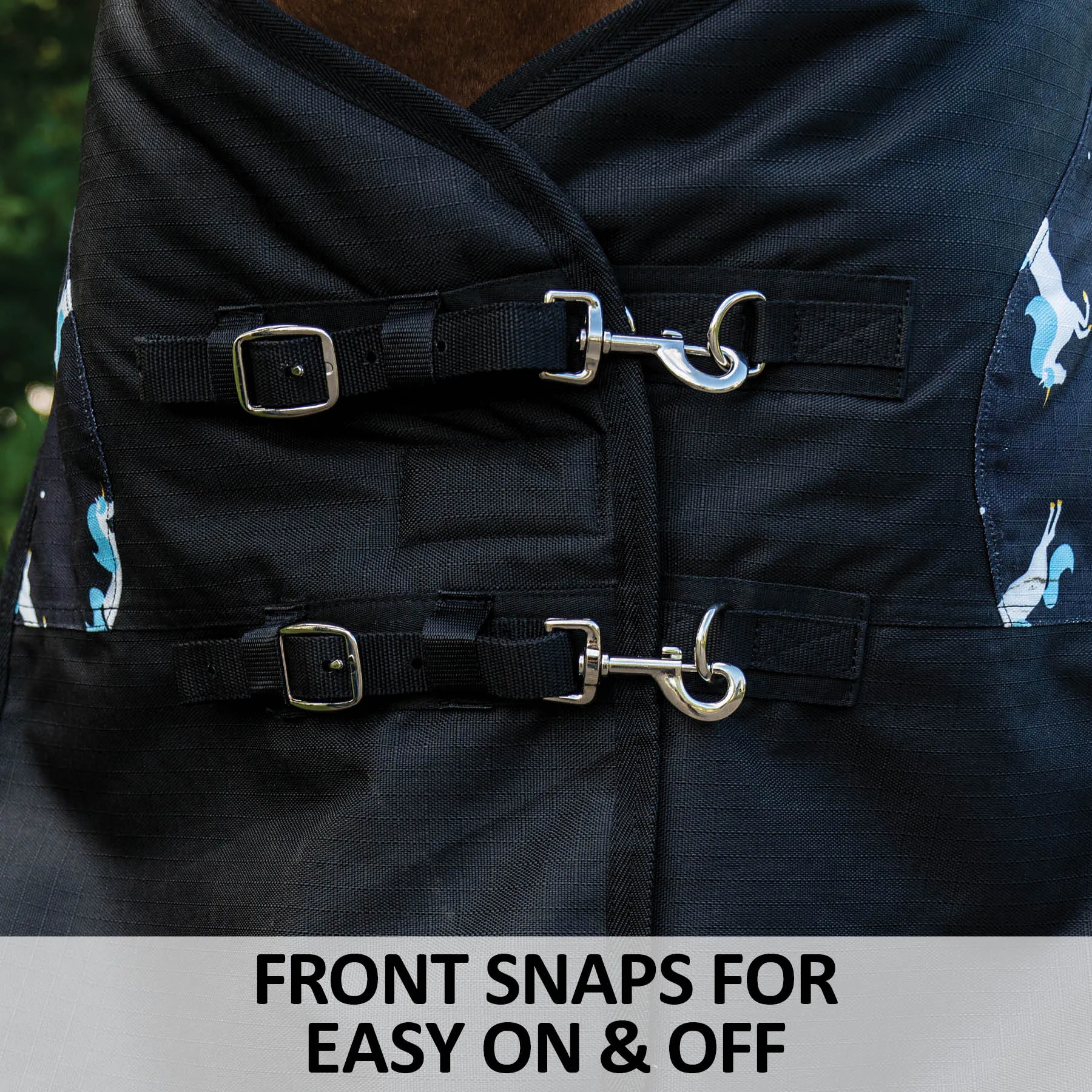 StormShield® Contour Collar Limited Edition Unicorn Surcingle Turnouts 9 StormShield® Contour Collar Limited Edition Unicorn Surcingle Turnouts - Image 7