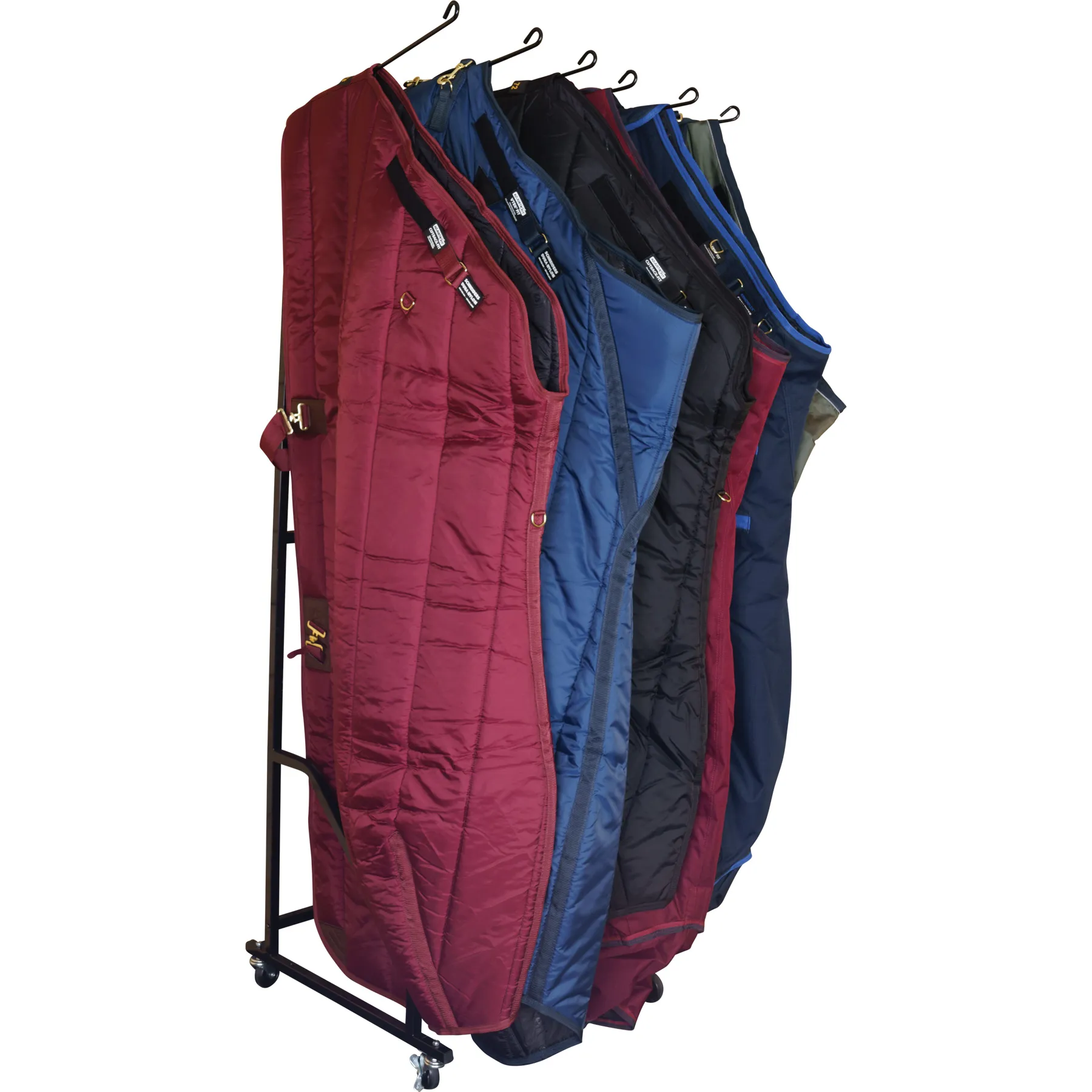 Easy-Up® 6-Arm Rolling Horse Blanket Rack 4 Easy-Up® 6-Arm Rolling Horse Blanket Rack - Image 2