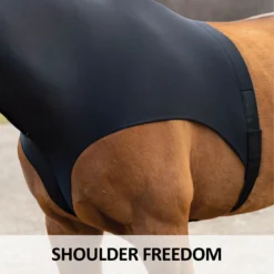 UltraFlex® Shoulder Ease Lycra Horse Slicker Hood -Schneiders Shop 44649 feature b overlay