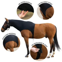 UltraFlex® Shoulder Ease Lycra Horse Slicker Hood